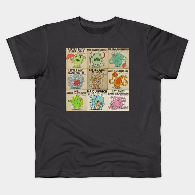 Cosmic Horror Readers Kids T-Shirt by Cryptids-Hidden History